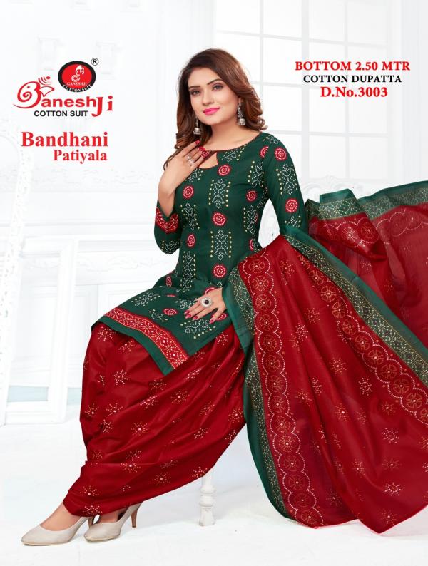 Ganeshji Bandhani Vol-3 cotton Printed Dress Material